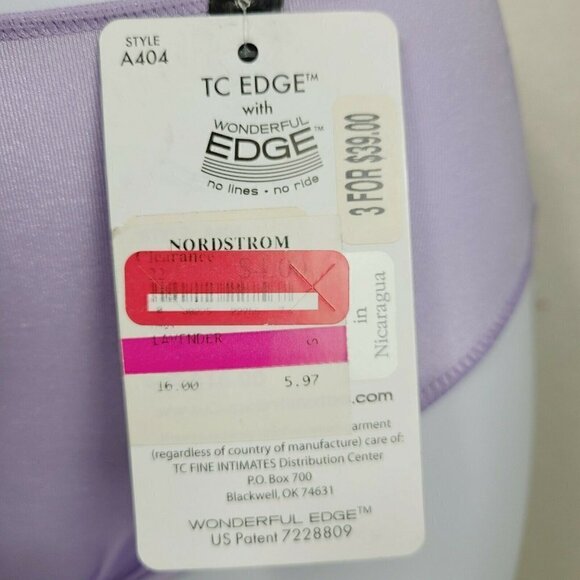 TC Fine Intimates Hi Cut Brief Panties Vtg W/ Wonderful Edge No Lines No Ride Sm - Picture 6 of 11